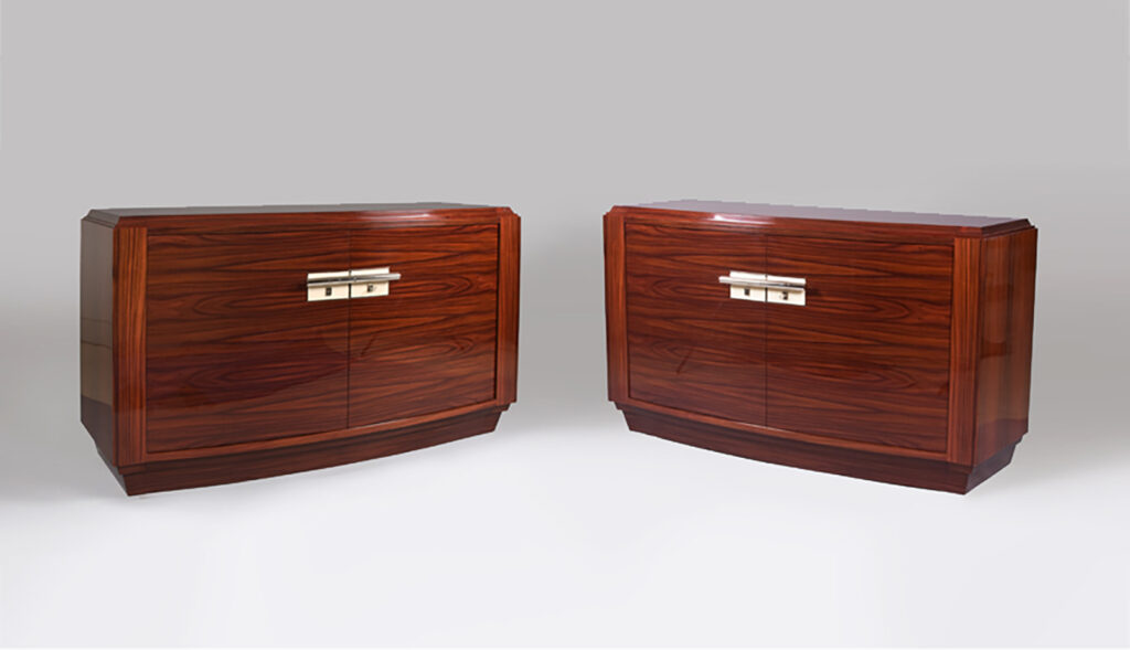 A Pair of French 30’s Inspired Cabinets by ILIAD Design