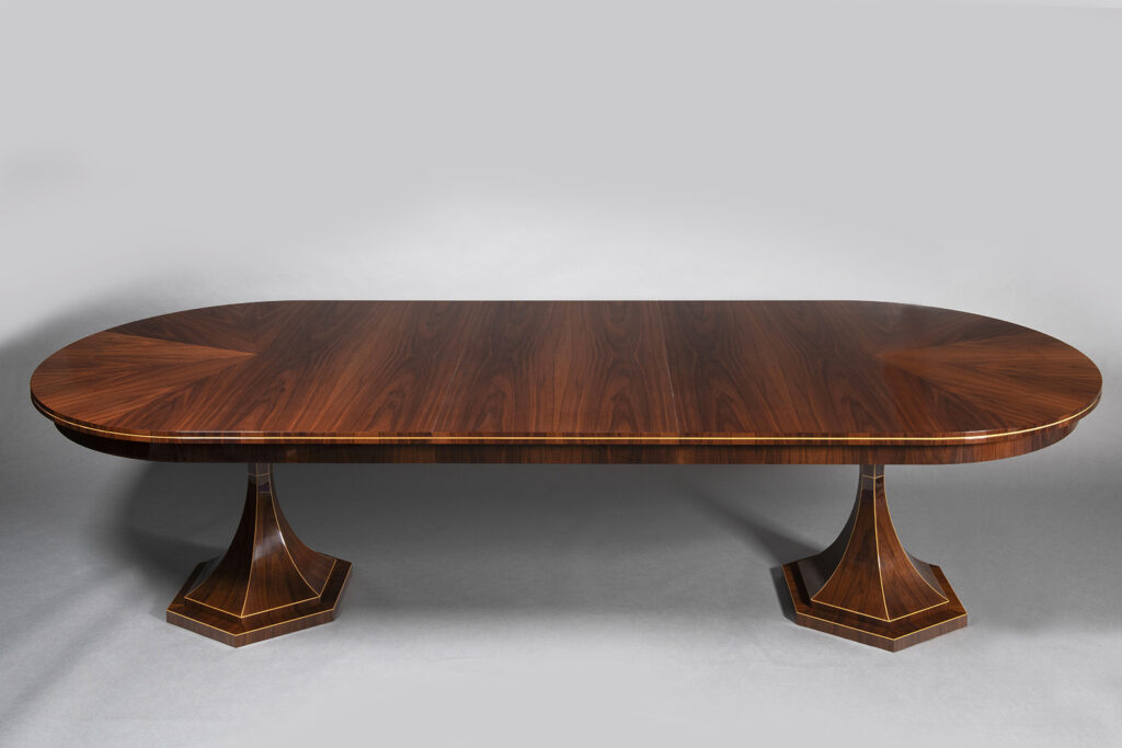 A Biedermeier Inspired Extendable Dining Table by ILIAD Design